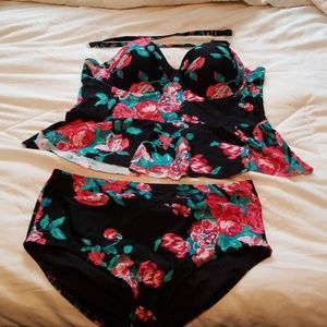 Tankini swimsuit set